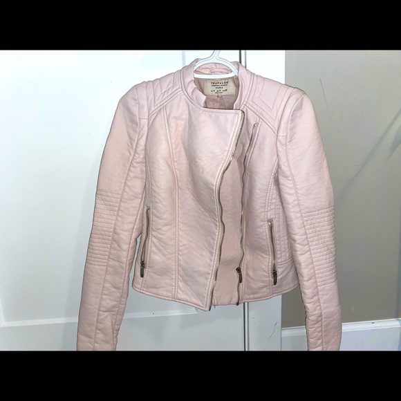 Pink  Zara leather jacket - Picture 1 of 3